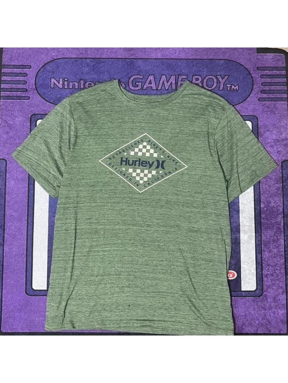 XL Green Hurley light weight short sleeve shirt